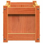 vidaXL Jardinière cire marron 60x31x31 cm bois de pin massif