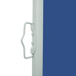 vidaXL Auvent latéral rétractable de patio 140x500 cm Bleu
