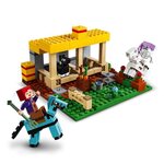 Lego 21171 minecraft l'écurie jouet ferme avec figurine cavalier squelette  jouet filles et garçons