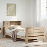 vidaXL Cadre de lit sans matelas 90x200 cm bois de pin massif
