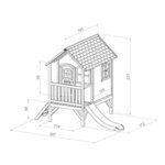 Axi maison pour enfants bois tom