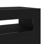 vidaXL Cabinet de chevet Chêne noir 60 x 35 x 40 cm Bois d'ingénierie