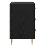 Cabinet de chevet Chêne noir 40 x 40 x 66 cm Bois d'ingénierie
