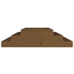 vidaXL Jardinière Marron miel 110x110x27 cm Bois massif de pin