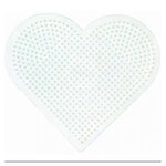 Plaque Coeur pour perles standard (Ø5 mm)