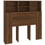 vidaXL Armoire de tête de lit Chêne marron 100x19x103 5 cm