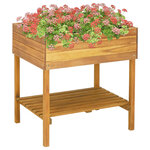 vidaXL Jardinière surélevée 78 5x58 5x78 5 cm Bois massif d'acacia