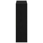 vidaXL Bibliothèque chêne noir 97 5x29 5x100 cm bois d'ingénierie