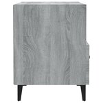 vidaXL Tables de chevet 2 Pièces Sonoma gris Bois d'ingénierie