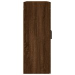 vidaXL Armoire murale chêne marron 69 5x34x90 cm