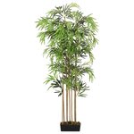 vidaXL Bambou artificiel 1095 feuilles 150 cm vert