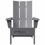 vidaXL Mobilier de jardin lounge 2 Pièces Gris clair 74.5 x 80.5 x 90cm