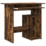 vidaXL Bureau Chêne fumé 80x45x74 cm Bois d'ingénierie