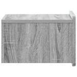 vidaXL Cabinet de chevet mural 2 Pièces Sonoma gris 33 x 34 5 x 24 cm
