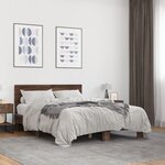vidaXL Cadre de lit sans matelas chêne marron 140x200 cm