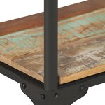 vidaXL Table console 110x30x75 cm Bois solide de récupération