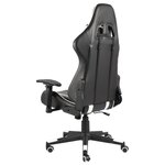 vidaXL Chaise de jeu pivotante Blanc PVC