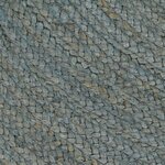 vidaXL Tapis fait à la main Jute Rond 210 cm Vert olive