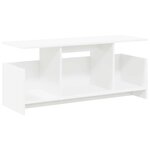 vidaXL Meuble TV Blanc 102 x 35 x 45 cm Bois d'ingénierie