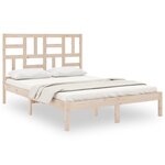 vidaXL Cadre de lit sans matelas bois massif 120x200 cm