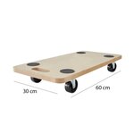 Pack and Move - Kit levier soulève Meubles - 2 Chariot Roulettes 150 kg - Lève Porte 100 KG - Pour meubles lourds - Déplacer meubles et Portes