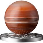 MARS Solar System 2 Once Argent Monnaie 10 Cedis Ghana 2024
