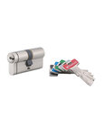 THIRARD - Cylindre de serrure double entrée T2  40x40mm  nickel  anti-arrachement  anti-perçage  5 clés SANS Fonction urgence - THIRARD