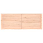 vidaXL Dessus de table 160x60x(2-6) cm bois de chêne massif non traité