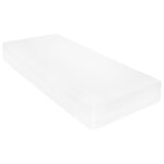 vidaXL Lit de repos avec matelas 90x200 cm Bois de pin massif