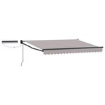 vidaXL Auvent rétractable électrique 3 x 2 5 m