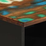 vidaXL Tables de chevet 2 Pièces 40x34x46 cm bois massif de récupération