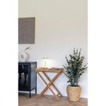 Table à plateau en teck naturel 60 x 40 x 70 cm