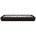 vidaXL Cadre de lit sans matelas noir 120x200 cm
