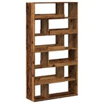 vidaXL Bibliothèque vieux bois 100x33x187 5 cm bois d'ingénierie