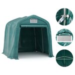 vidaXL Tente de garage PVC 1 6x2 4 m Vert