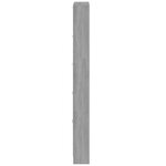 vidaXL Armoire à chaussures Sonoma gris 59x17x169 cm Bois d'ingénierie