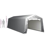 vidaXL Tente de rangement 300x900 cm Acier Gris