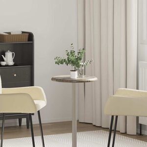vidaXL Dessus de table Gris Ø40x2 5 cm Marbre