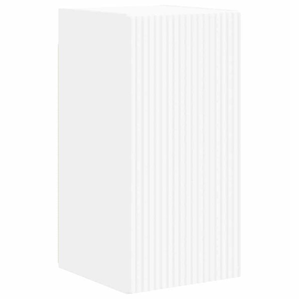 vidaXL Meuble TV mural Blanc 30 x 31 x 60 cm Bois d'ingénierie