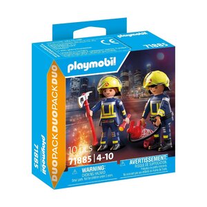 PLAYMOBIL 71885 - Pompiers avec hache et extincteur