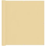 vidaXL Écran de balcon Sable 110 x 600 cm Tissu Oxford