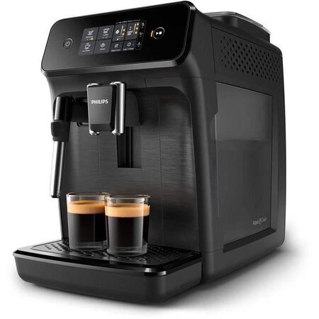 Philips ep1220 - machine à café expresso à café grains avec broyeur - 2 boissons - mousseur à lait - ecran tactile - noir mat