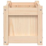 vidaXL Jardinière d'extérieur 60x31x31 cm bois de pin massif