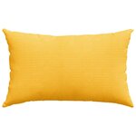 vidaXL Coussins de canapé 2 Pièces Jaune clair 50 x 30 cm