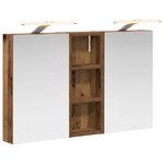 vidaXL Ensemble de Meubles de Salle de Bain 3 Pièces 80 x 10 5 x 50 cm
