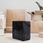 vidaXL Film étirable 2 Pièces noir 23 μm 50 cm x 300 m