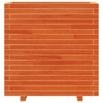 vidaXL Jardinière cire marron 70x40x72 cm bois de pin massif