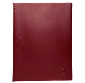 Porte-Vues PVC 60V VEGA Opaque Bordeaux x 5 EXACOMPTA