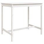 vidaXL Ensemble de bar de jardin 5 Pièces blanc bois massif de pin