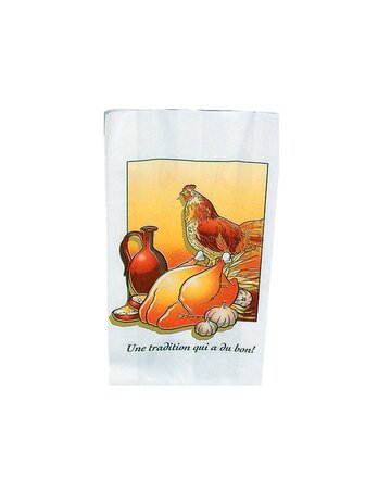 (lot   500 sacs) sac thermoscellable pour poulet rôti tradition